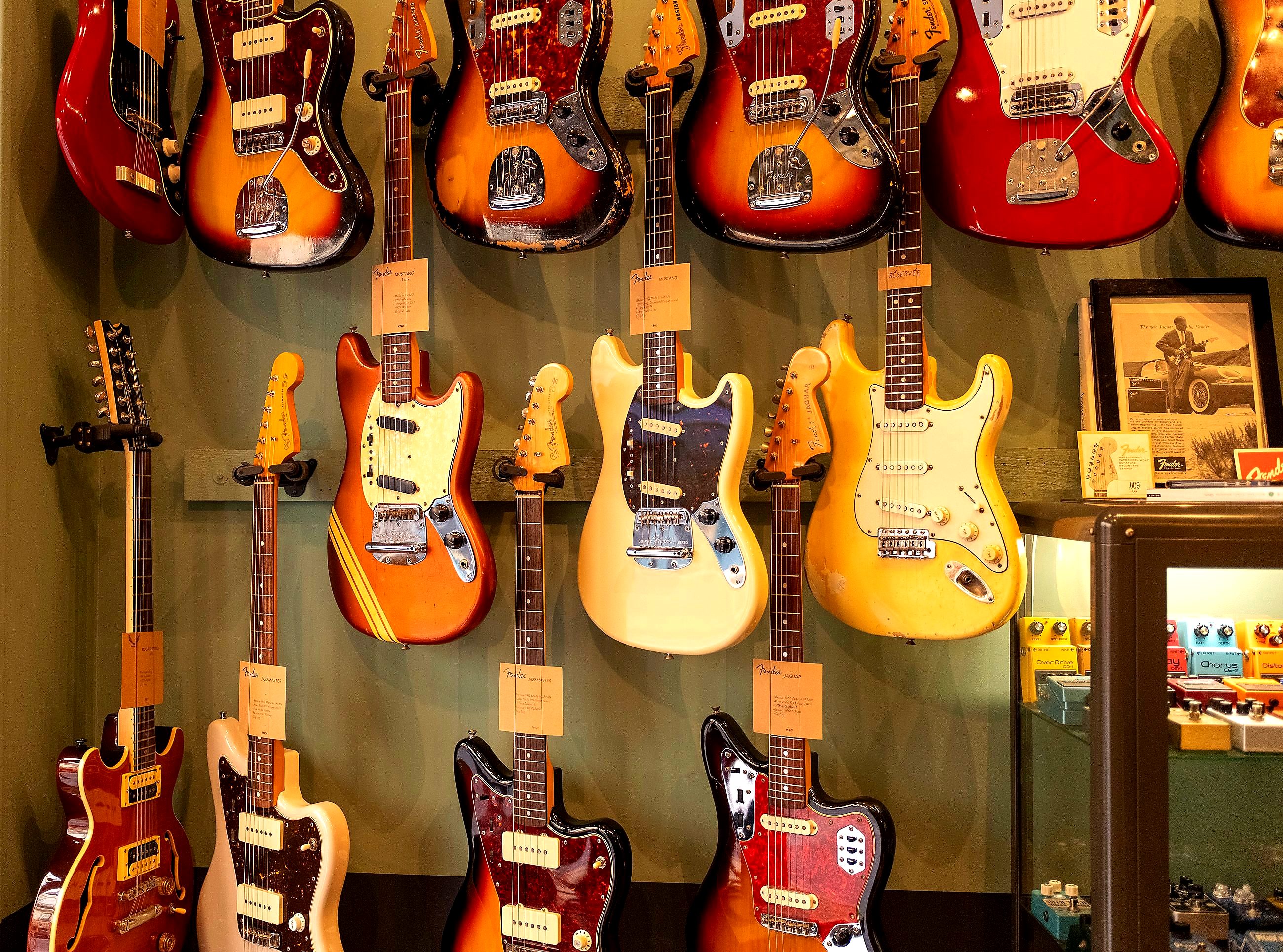 The Fender wall