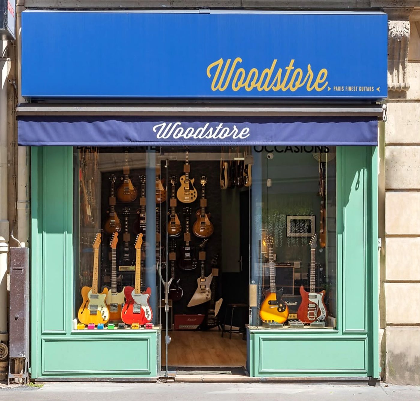 The Woodstore shopfront, 6 rue de Douai